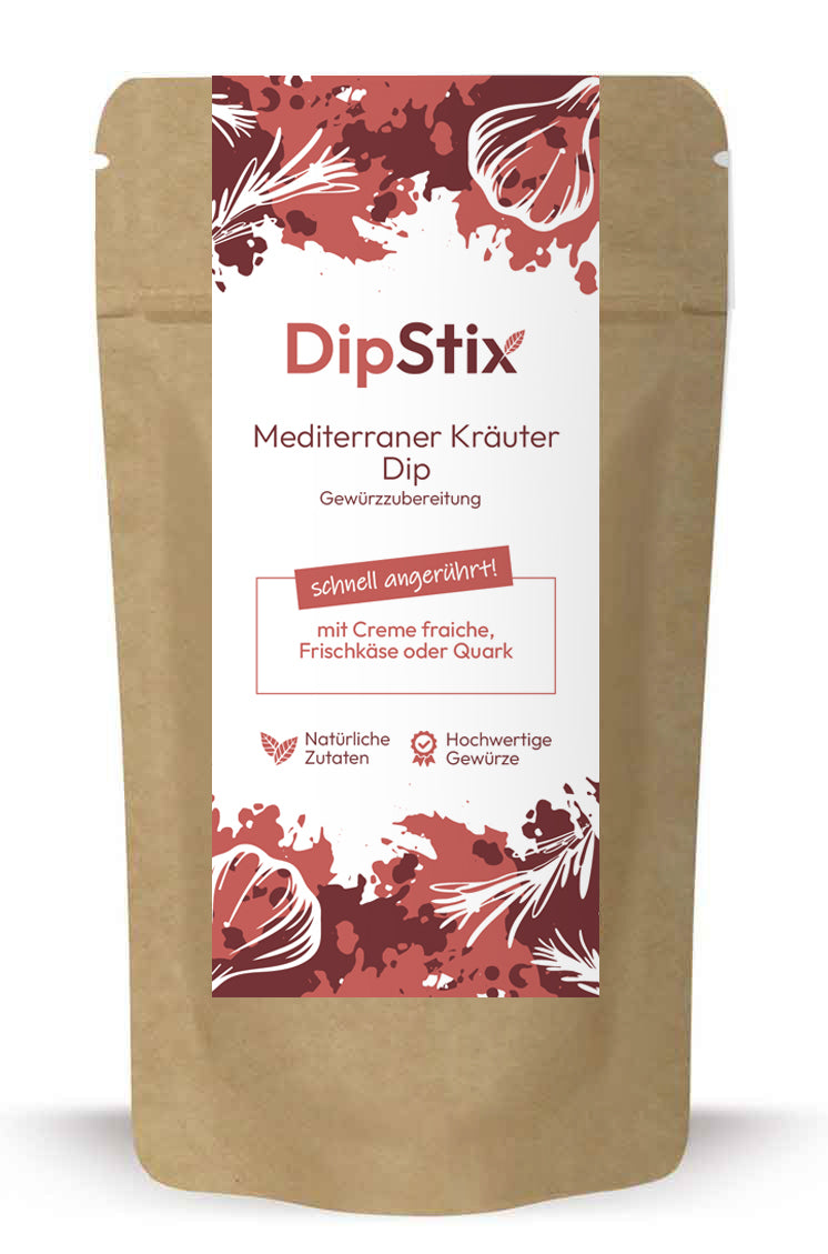 Mediterraner Kräuter Dip zum Anrühren