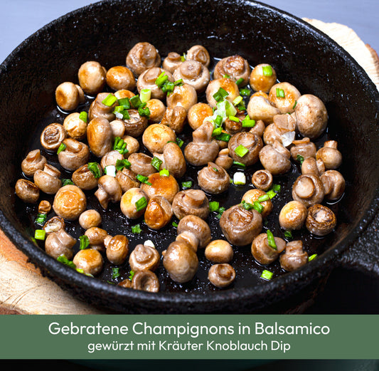 Gebratene Balsamico Champignons